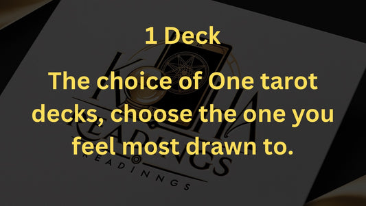 1 Deck Tarot Reading