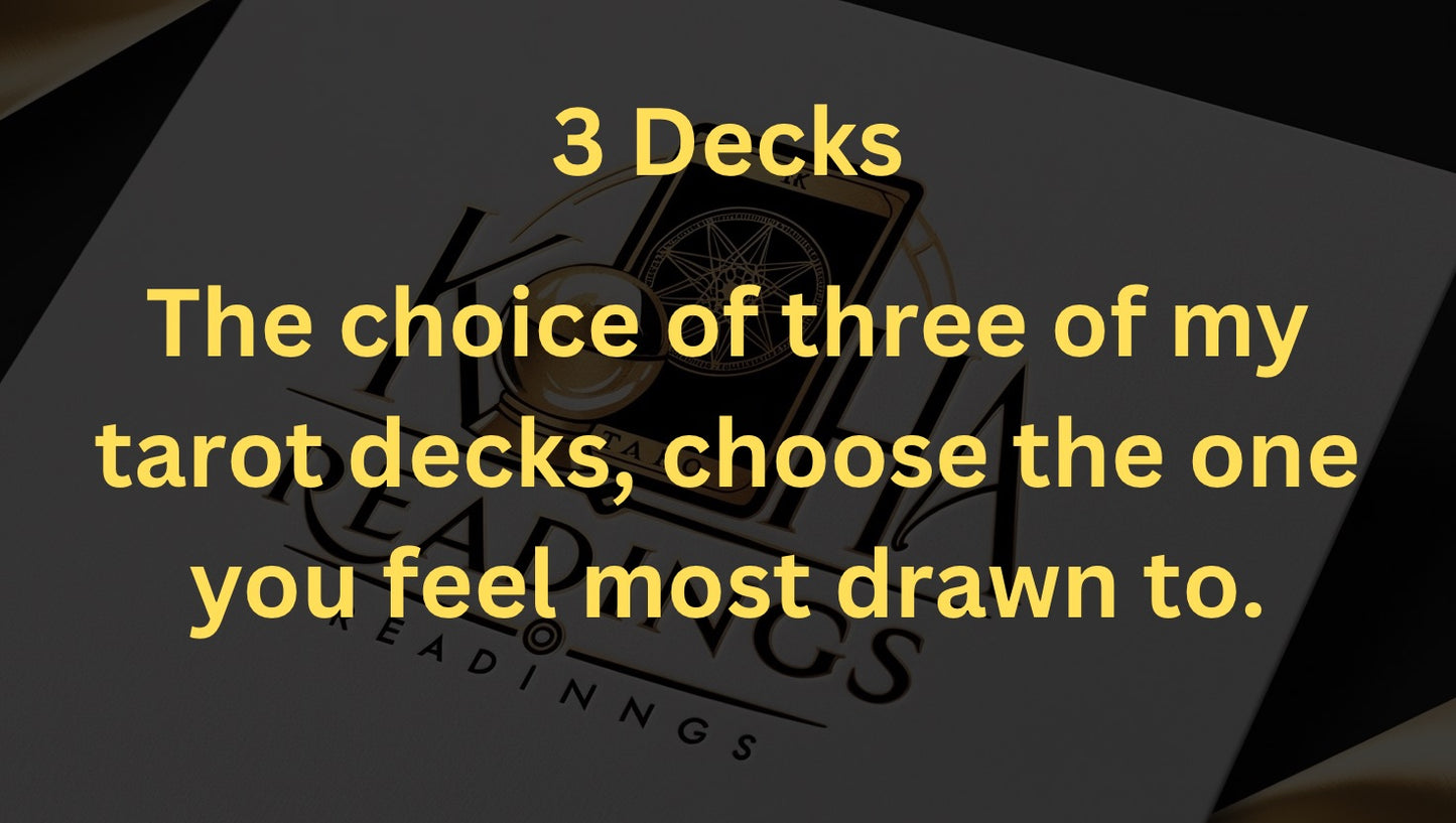 3 Deck Tarot Reading