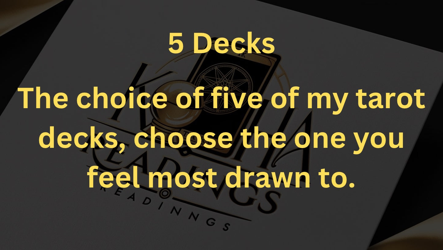 5 Deck Tarot Reading